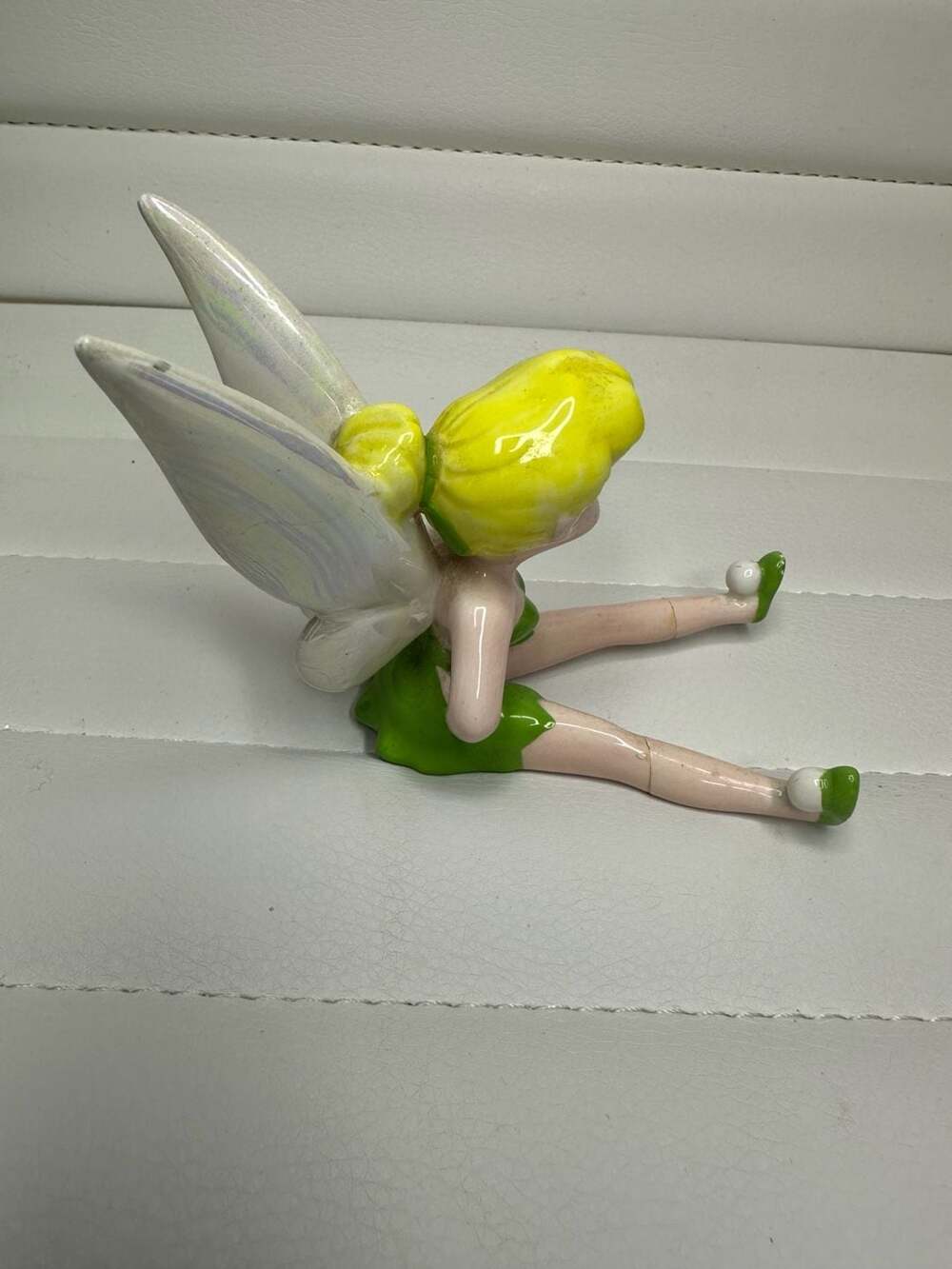 Vintage Disney Tinker Bell Sitting Ceramic Figurine - Picture 5 of 7